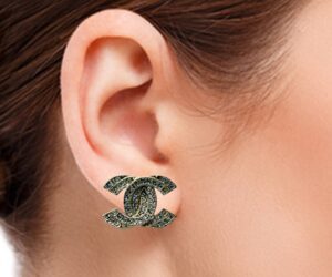 Lt Gd Double Cc Crystal Piercin