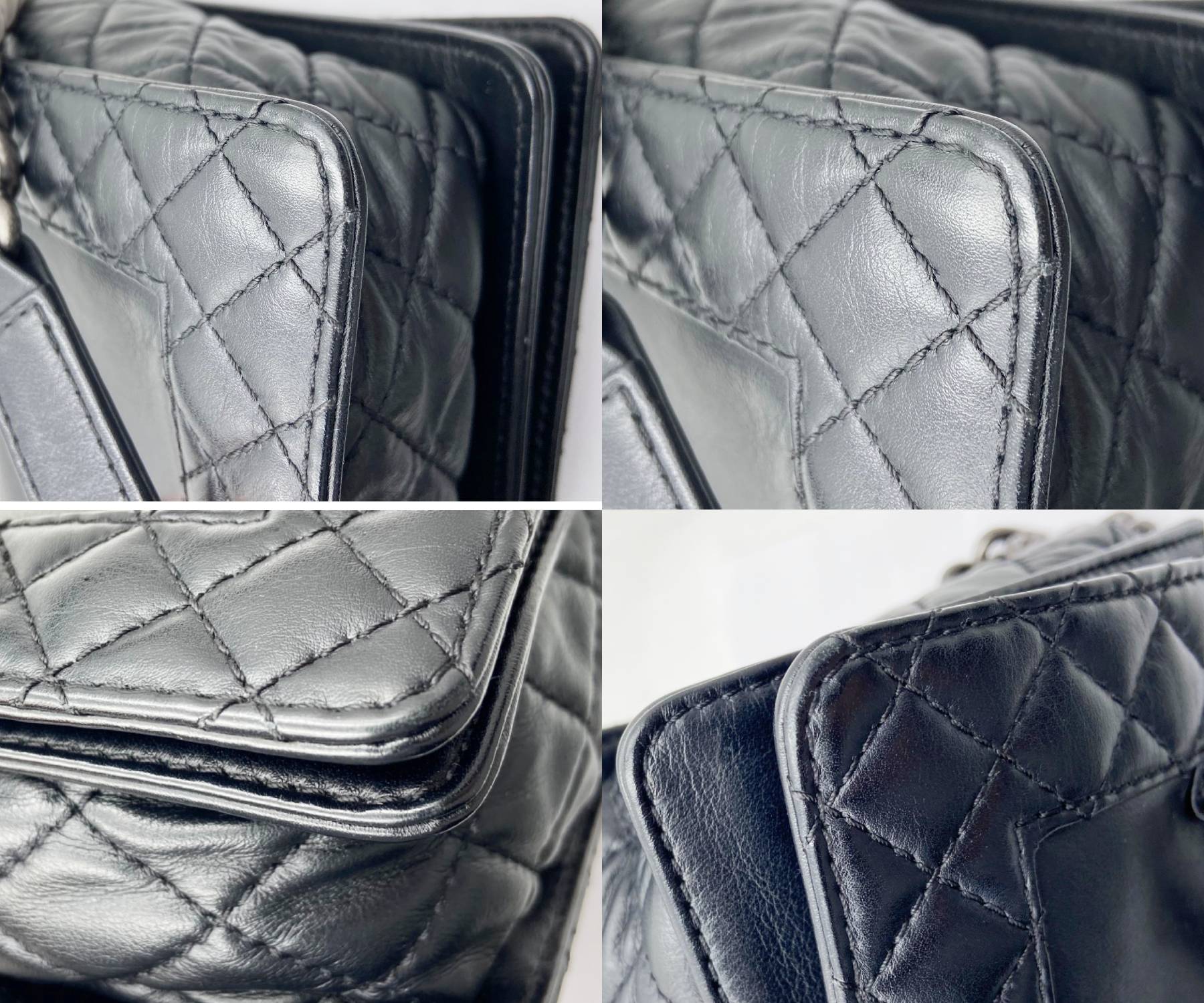 Chanel Black Enchained Medium Boy Bag - Image 6