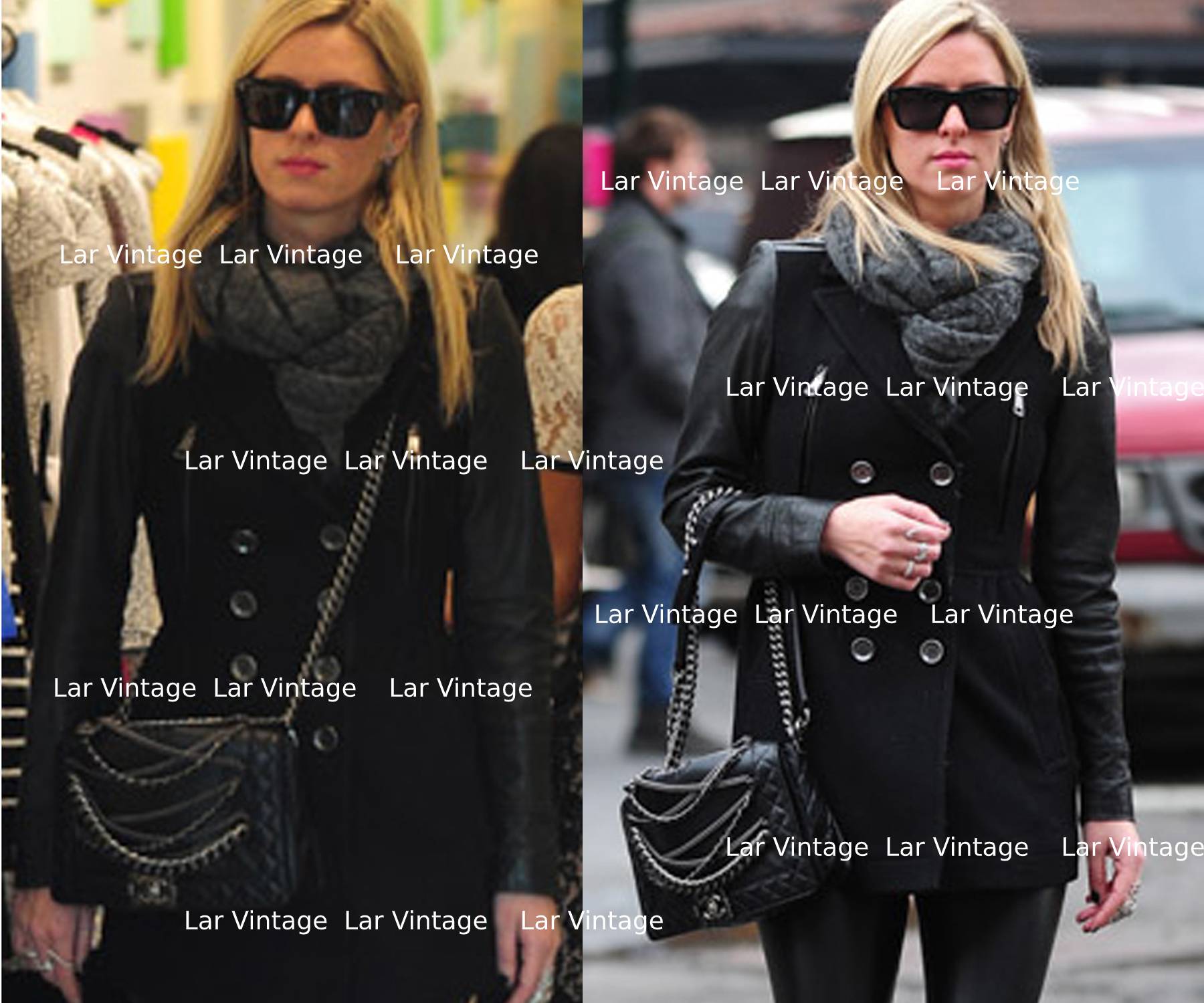 Chanel Black Enchained Medium Boy Bag - Image 3