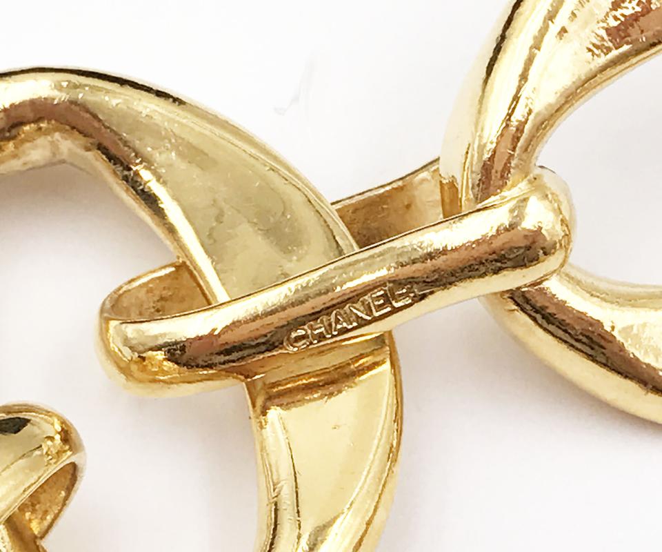 Chanel Vintage Gold Plated Ring Necklace As seen on Nicole Richie - Image 4