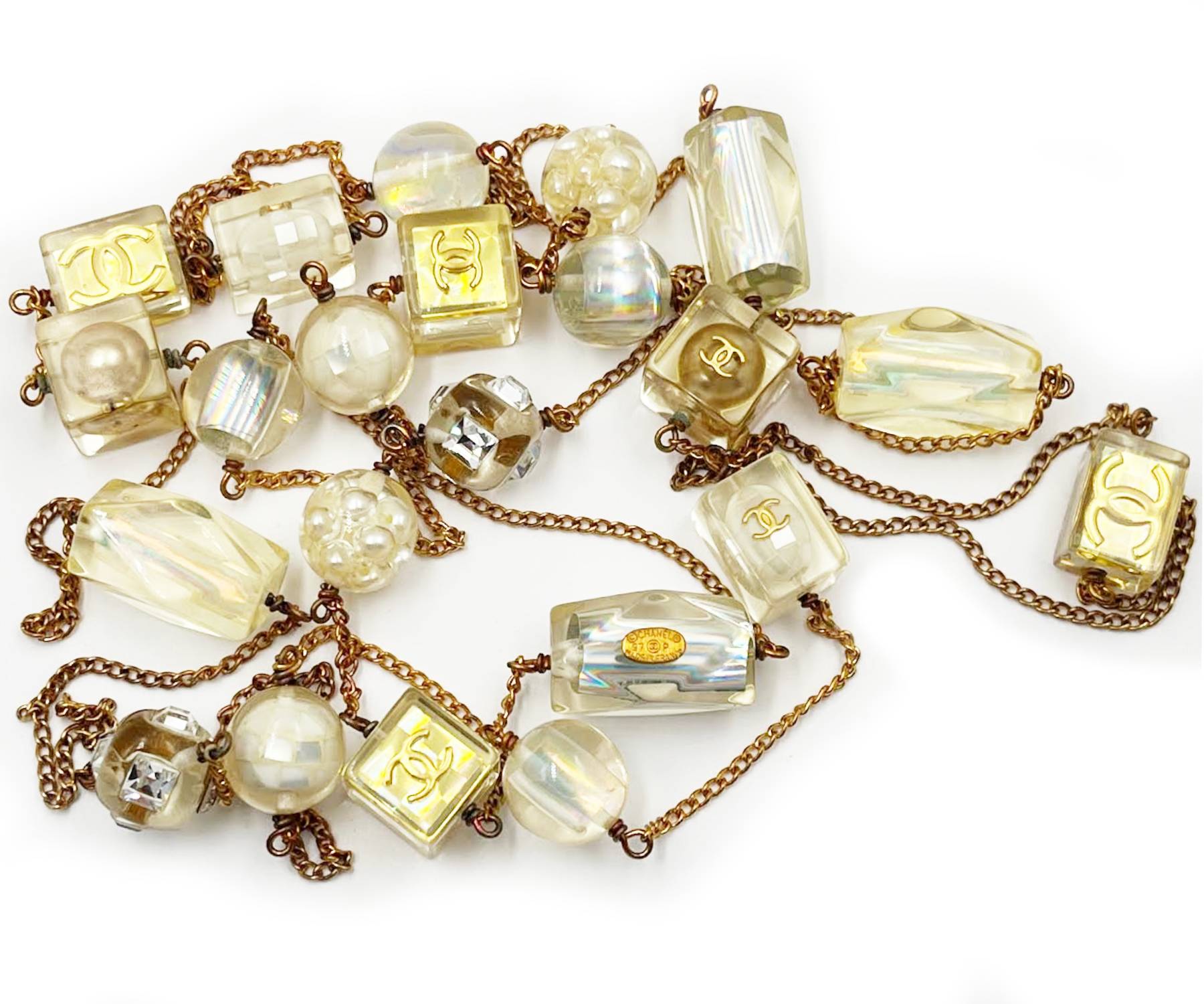CHANEL, Jewelry, Sold Vintage Chanel Pearl Necklace Bracelet