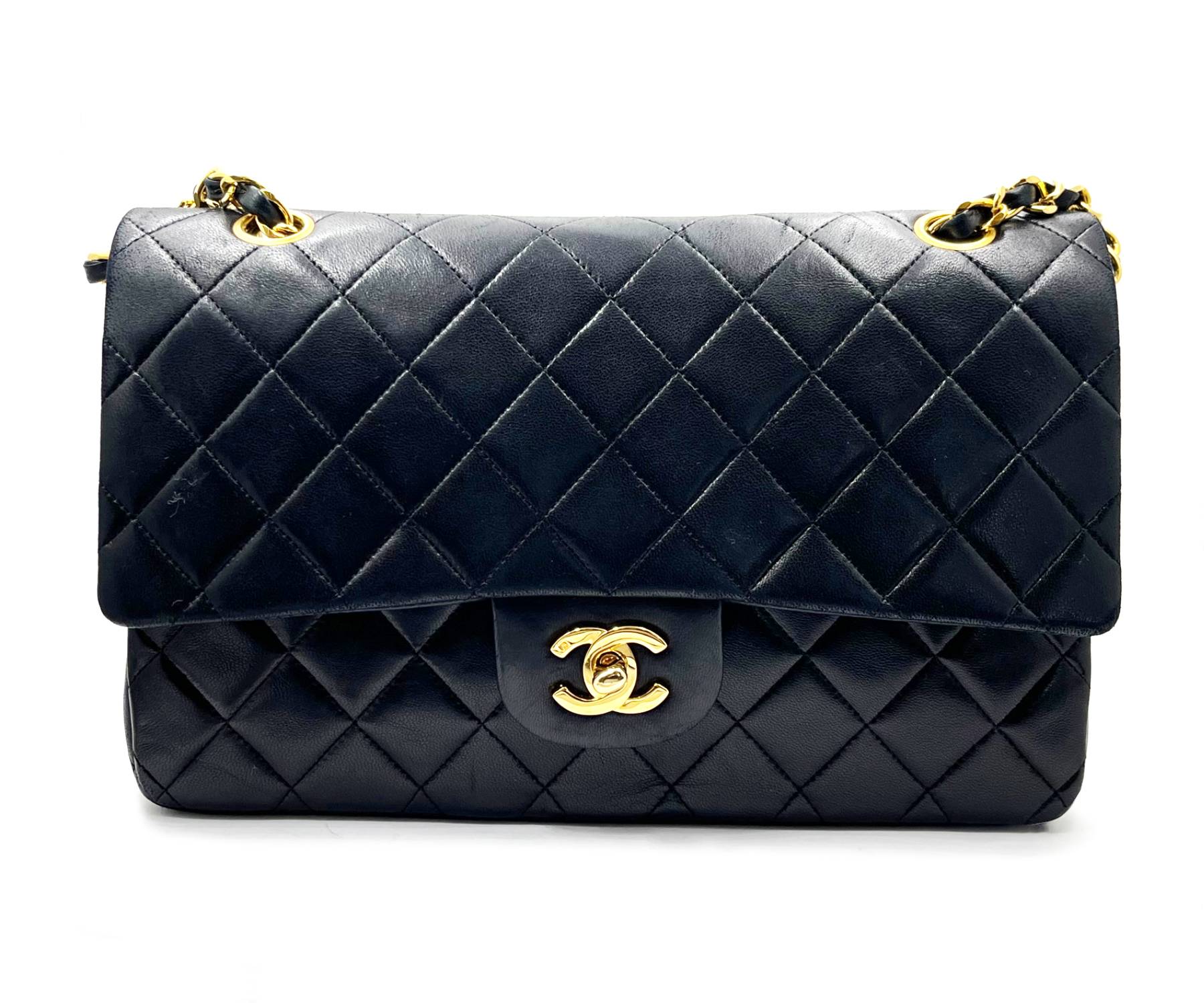 Chanel Double Flap Timeless Bag 23 CM  hkvintage