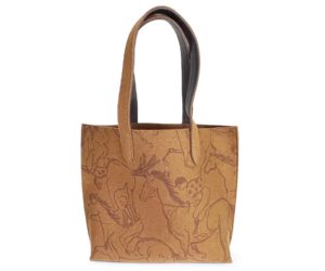 Hermes Brown Karimi Felt MM Shoulder Bag