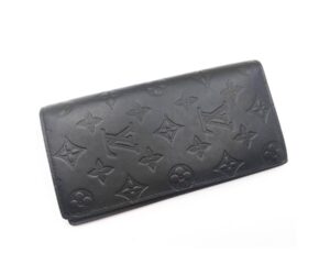 Louis Vuitton Brand New Monogram Shadow Black Brazza Wallet