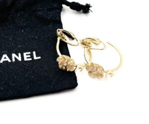 Gd Cc Pk Flower Hoop Clip On 2