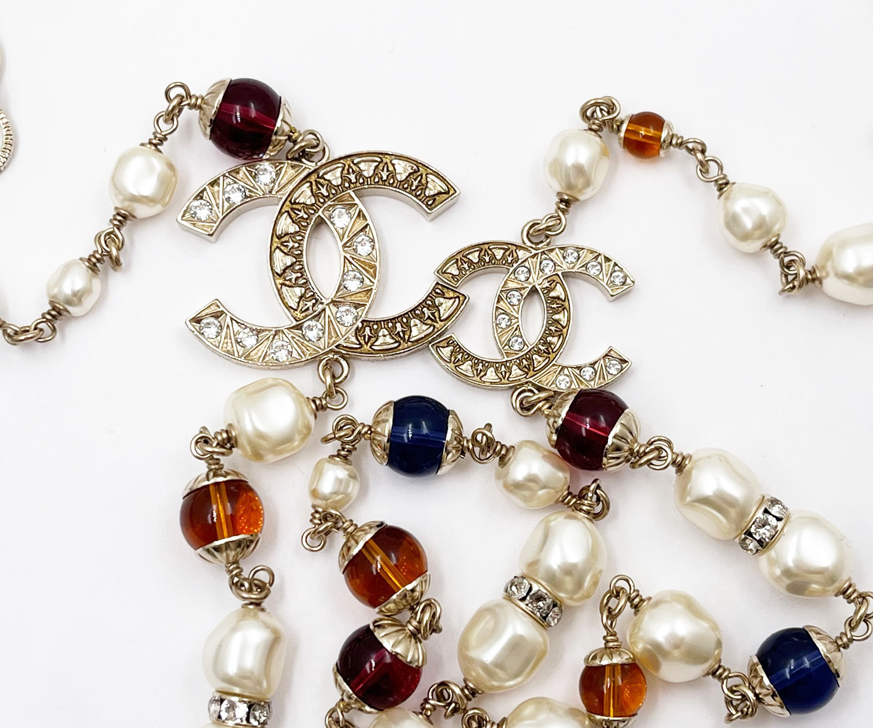 Gd Cc Scratchy Blue Red Bead Pearl Nk 4