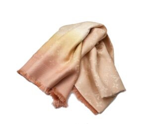Lv M79011 Bruch Ombre Jaune Chale Shawl 1