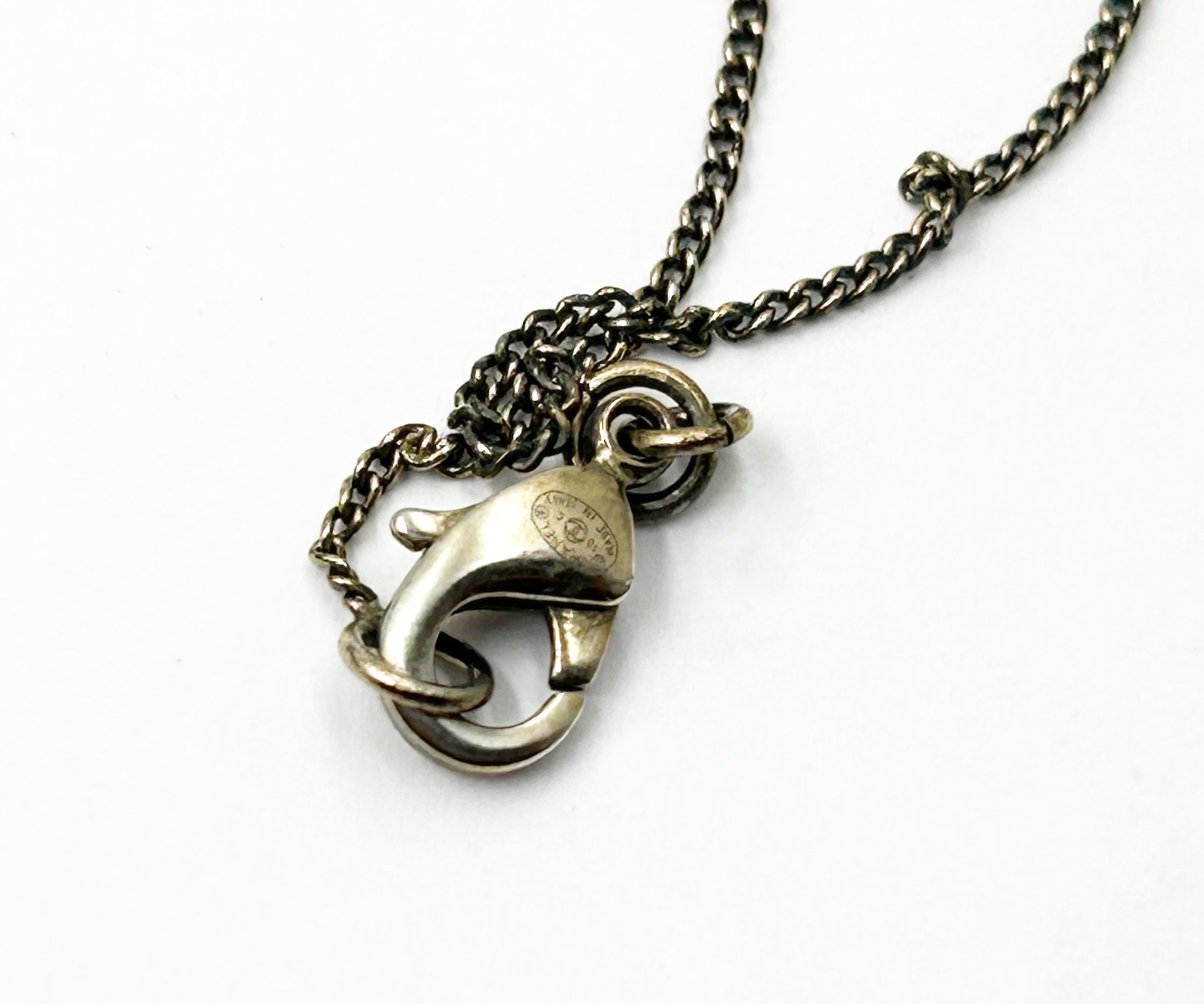 Rustic Cc Clear Stone Geo Flower Pendant Nk 4