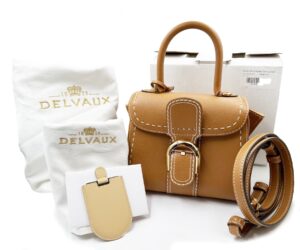 Delvaux Brillant Mini Surpique Brn Crossbody 2