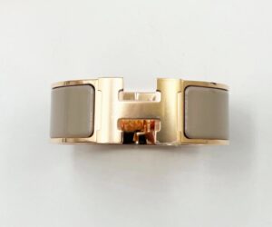 Hermes Rg Taupe Thick Clic Cuff 1