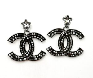 Gun Star Crystal Dangle Piercin