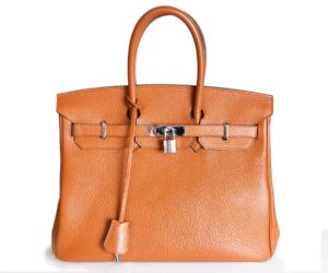 Hermes Orange 30cm Clemence Birkin