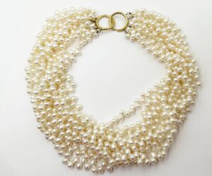 Tiff Vin 18k 8strands Choker