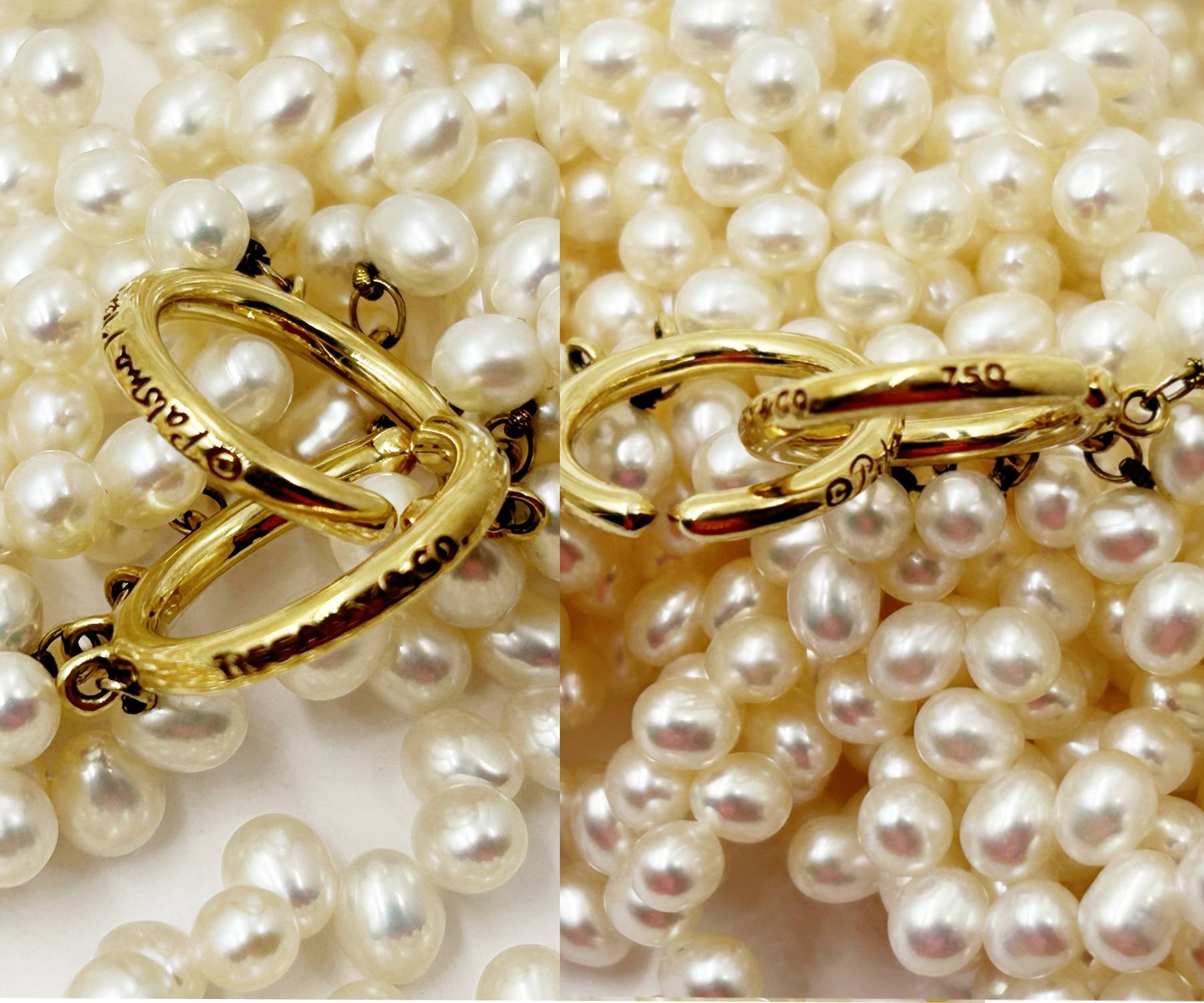 Tiff Vin 18k 8strands Choker