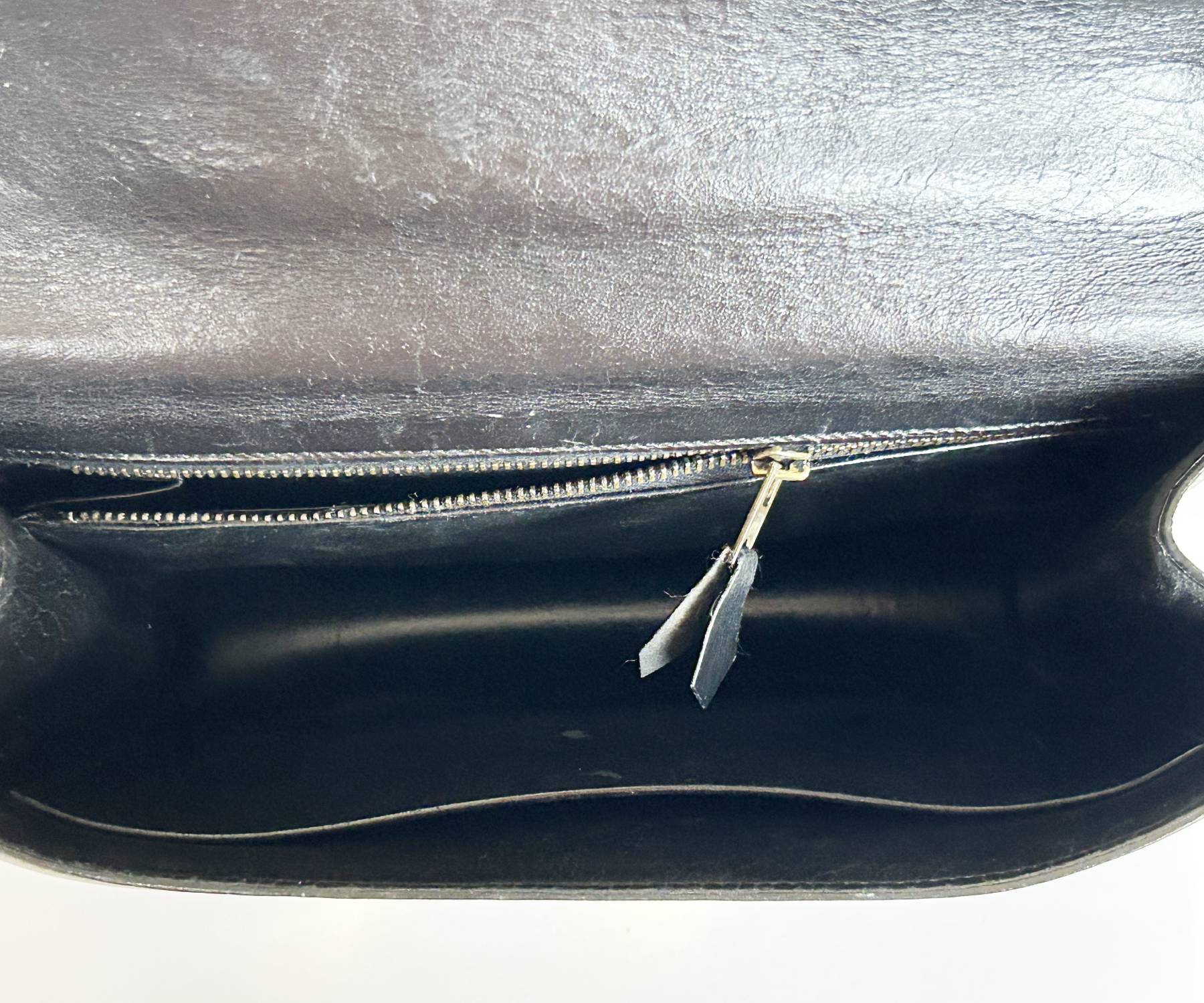 Hermes Vin Gp Blk Constance Bag B Circle