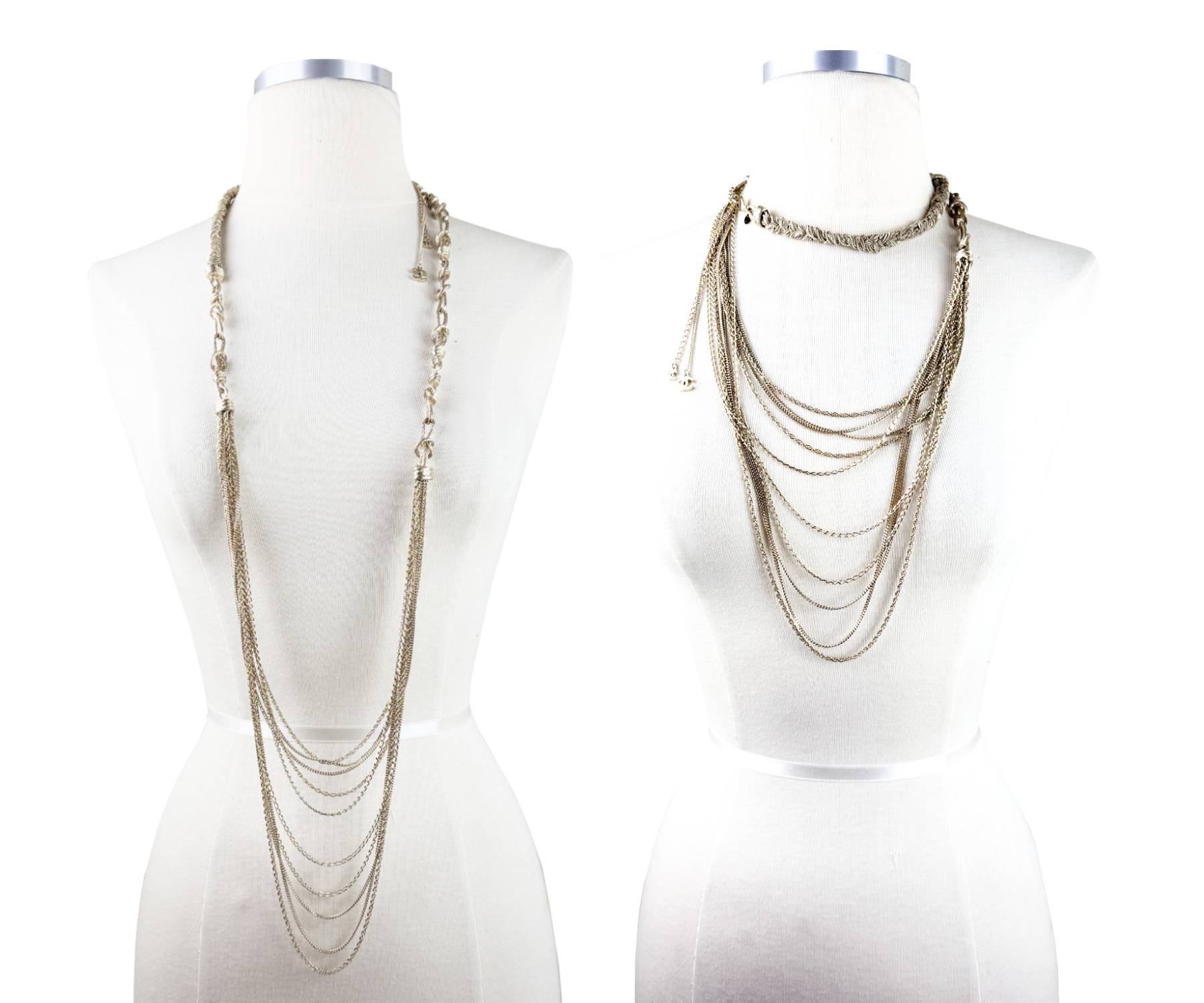 Lt Gd Knot Braid Multi Chain Super Lg Nk