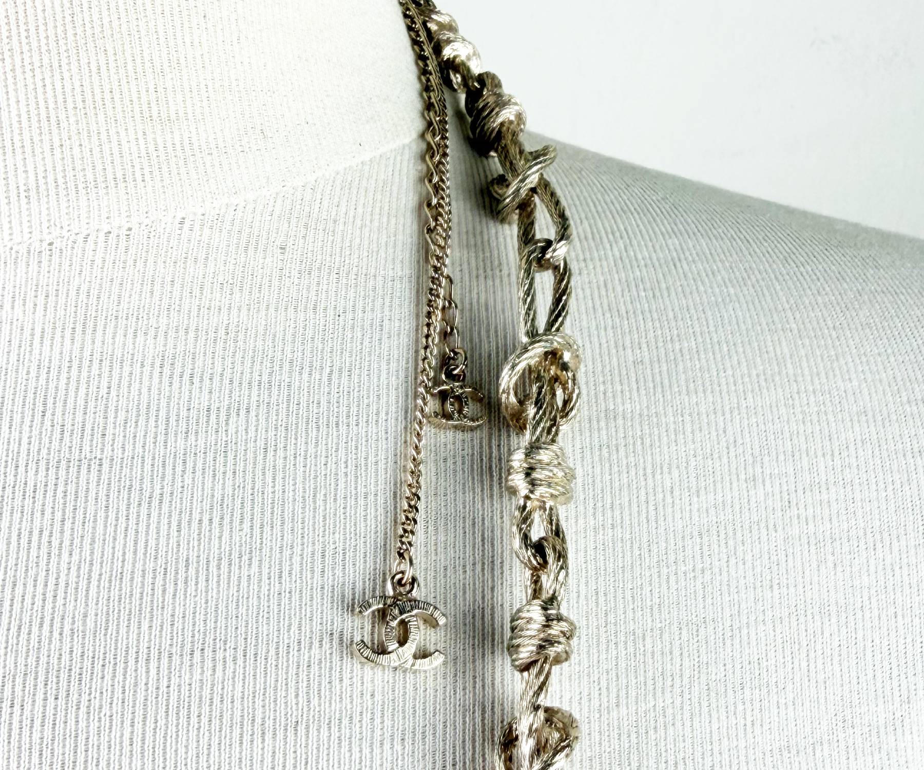 Lt Gd Knot Braid Multi Chain Super Lg Nk