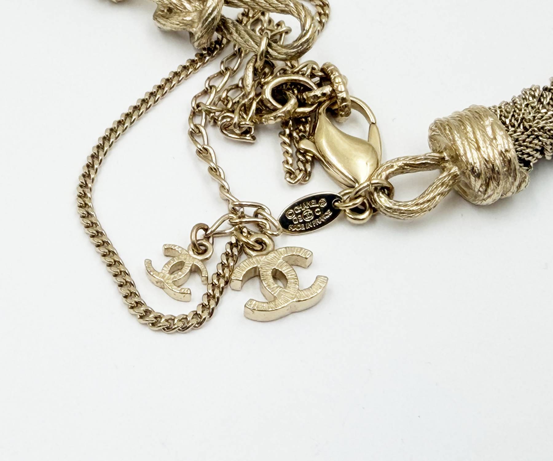 Lt Gd Knot Braid Multi Chain Super Lg Nk