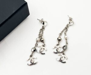 Sil Round Crystal Sil Bead Pearl Cc Dangle Piercin