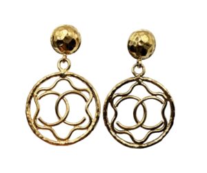 Vin Gp Hammered Round Cc Round Dangle Clip