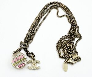 Gd Cc Round Clear Resin Double Chain Nk