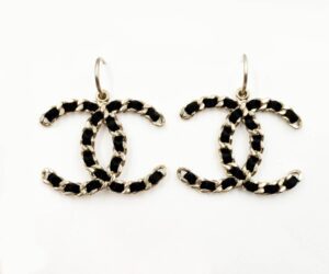 Gd Cc Chain Blk Ribbon Hoop