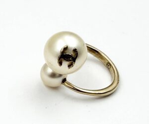 Gd Cc Double Bubble Pearl Ring