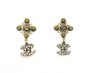 Gd Argyle Citrus Crystal Overlapped Cc Dangle Clip