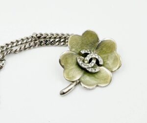 Sil Cc Mint Clover Pendant Nk